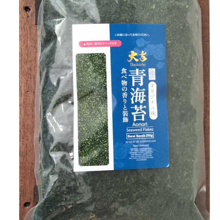 

AONORI SEAWEED FLAKES KEMASAN 250 DAN 100 GRAM