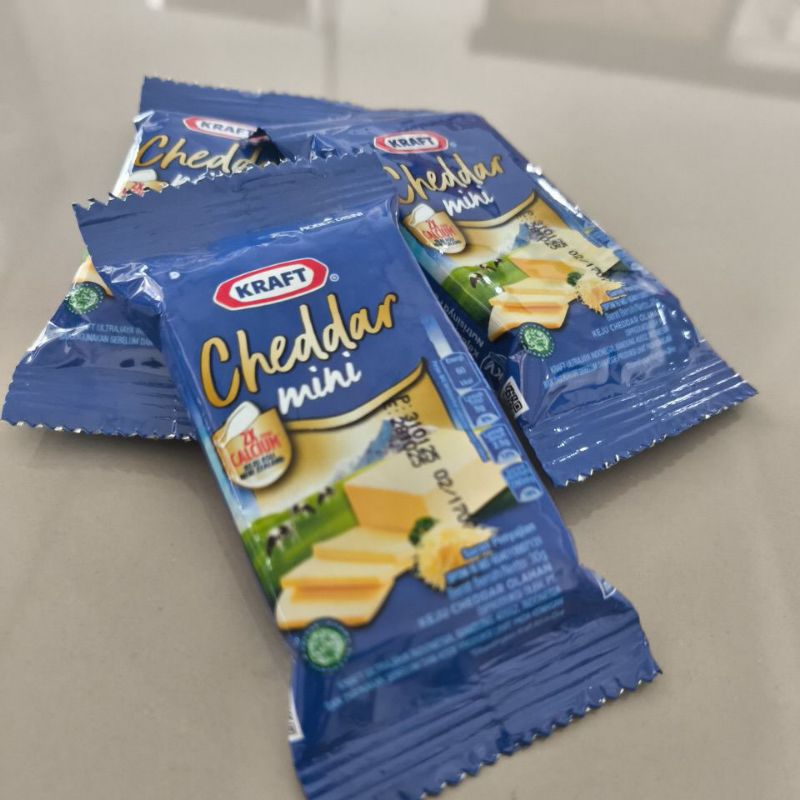 

Keju Kraft Cheddar mini 30g