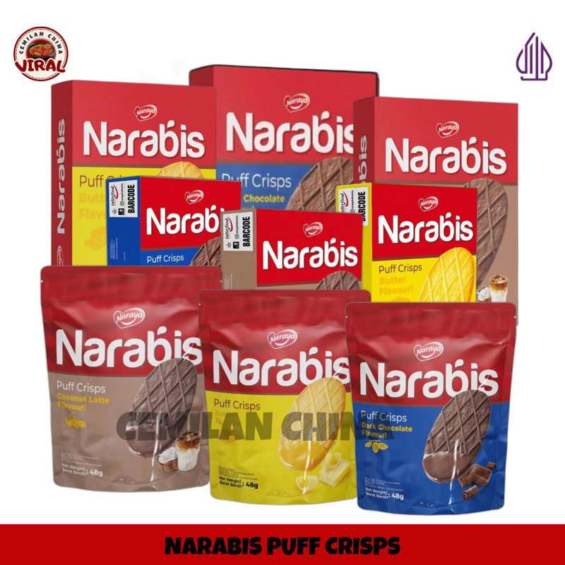 

naraya narabis puff crisps/cookies/butter/biskuit/21g/63g/210g