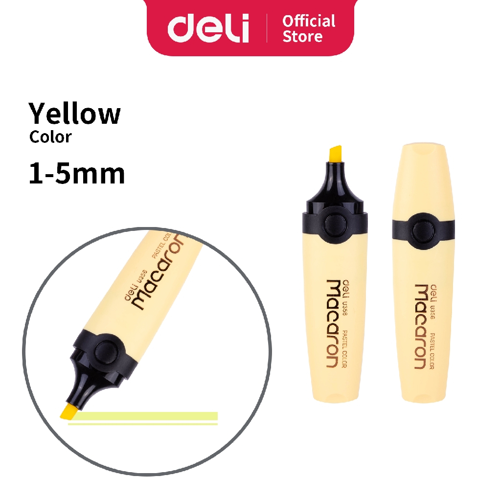 

Deli Macaron Highlighter Honey Yellow tidak beracun EU356