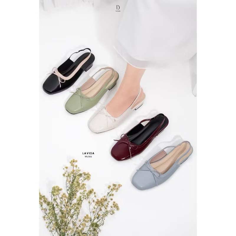 Damelia Melstore jkt Sandal wanita Lavisa mules DAMELIA MELSTORE JKT