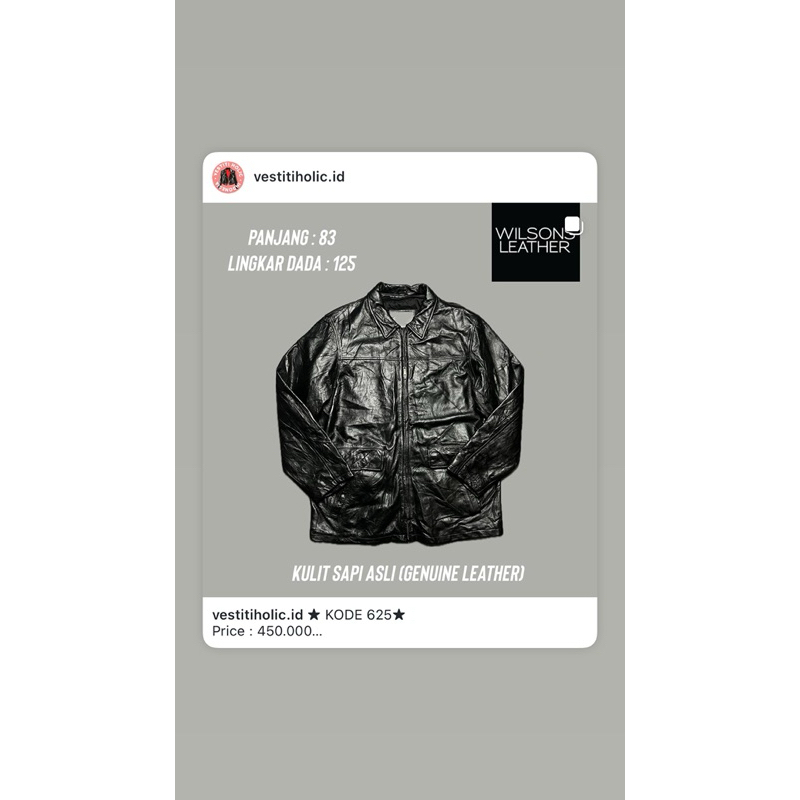 LEATHER JACKET WILSON