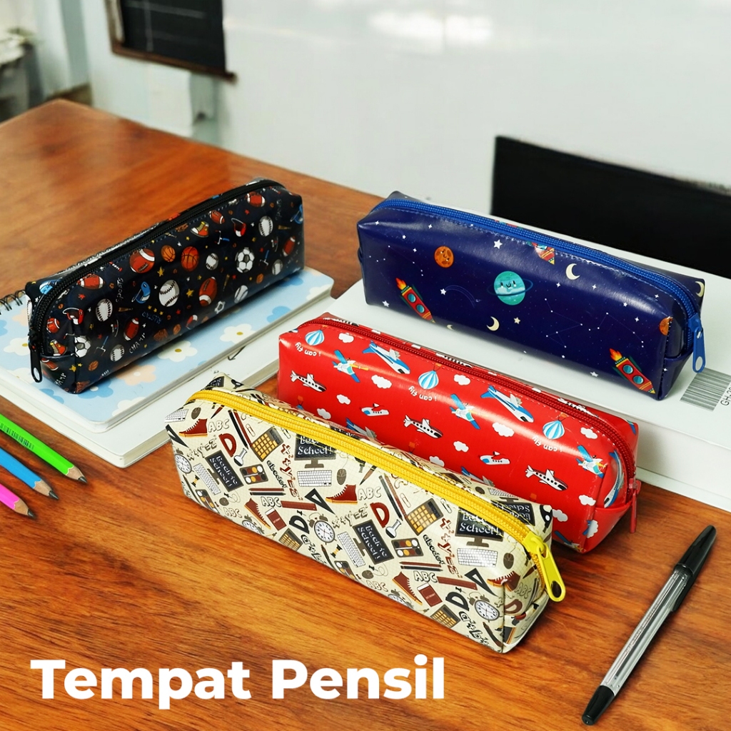 

TEMPAT PENSIL MOTIF / PERLENGKAPAN SEKOLAH KANTOR / TEMPAT PULPEN PENGHAPUS PENSIL 0141 ASTRO / STATIONERY CASTLE