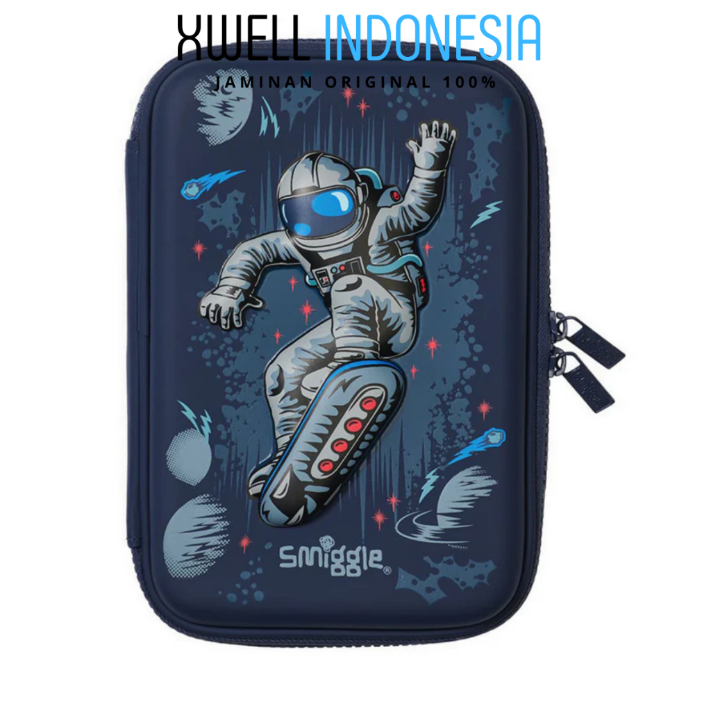 

Pencil Case Smiggle Epic Adventures Hardtop Pencil Case IGL452612NAV