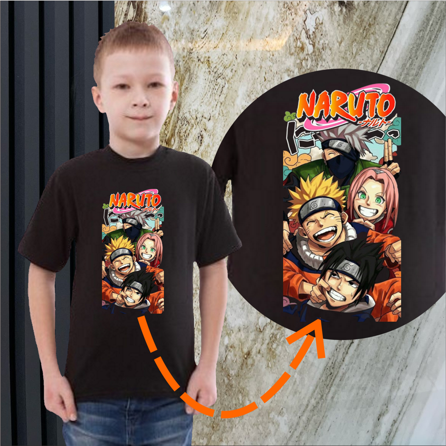 FAZKAL - Kaos Premium Original - Naruto - FZAH0120