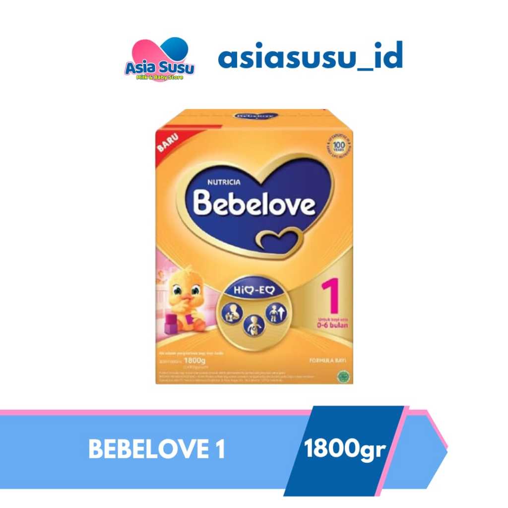 BEBELOVE 1 (0-6 BULAN) 1800Gr - susu formula bayi 0-6 bulan