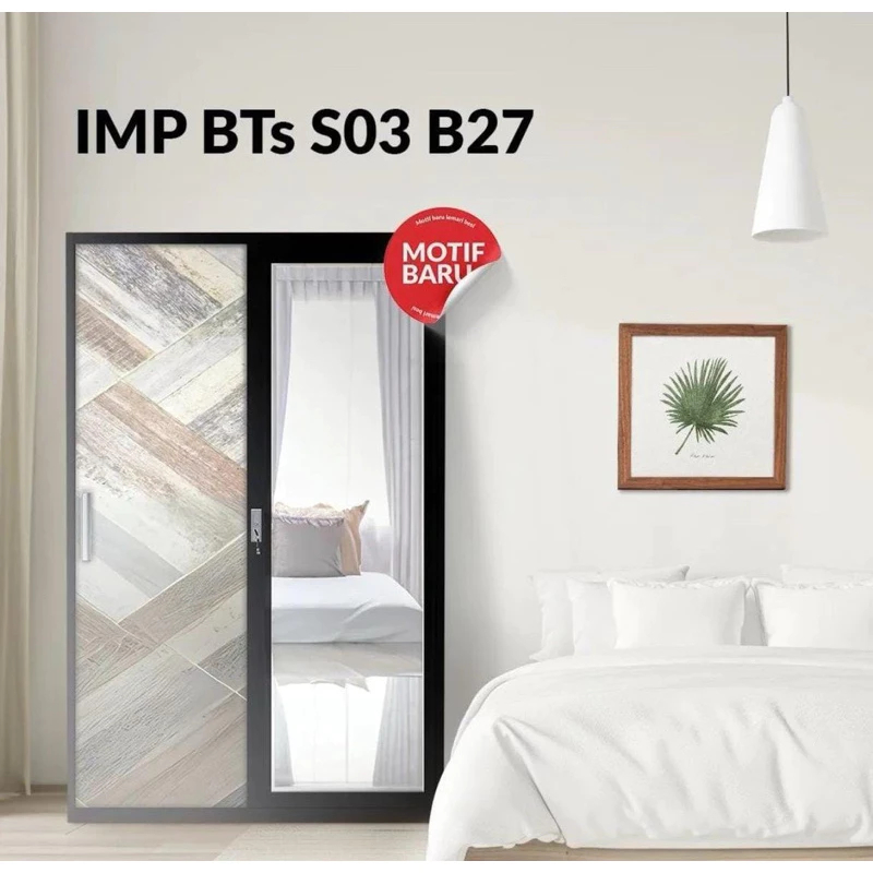 Lemari Besi 2 Pintu Importa / Lemari besi sudah di rakit