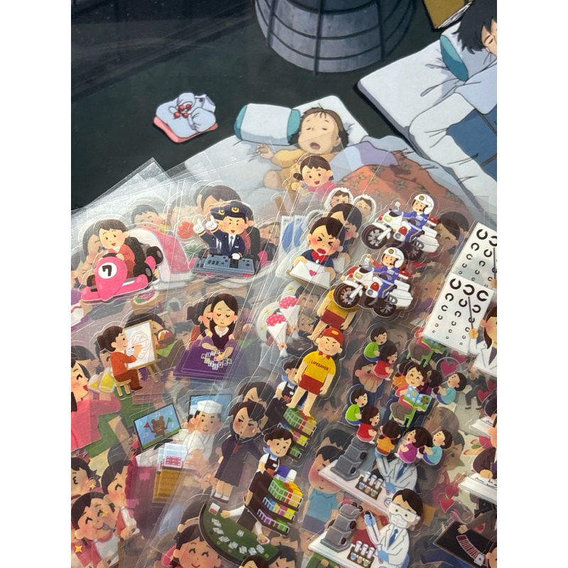 

Sticker Karakater Jepang Transparan