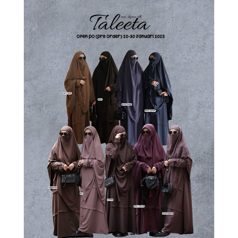 Abaya Taleeta Ilyana Silk