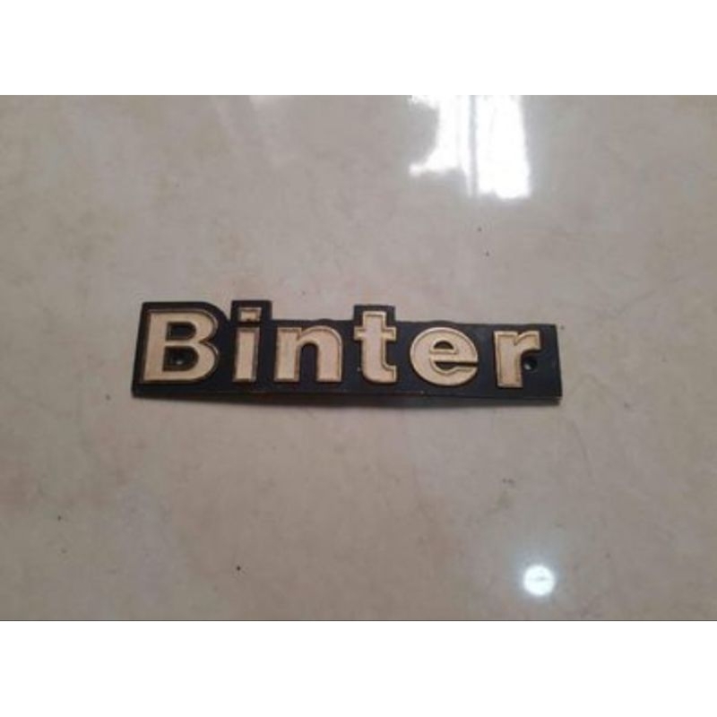 emblem tangki motor binter merzy