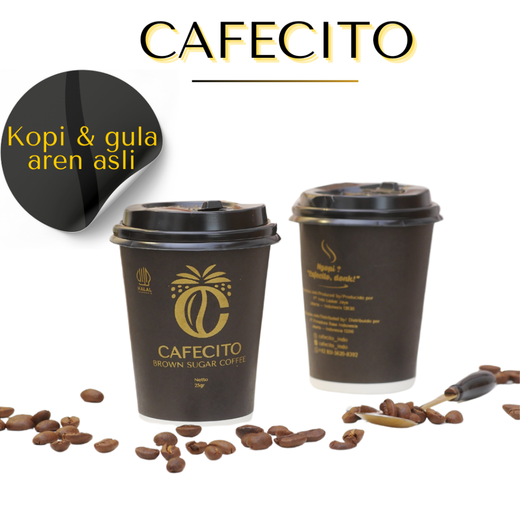 

1 Cafecito Brown Sugar Coffee Kopi Gula aren (Tinggal Seduh)