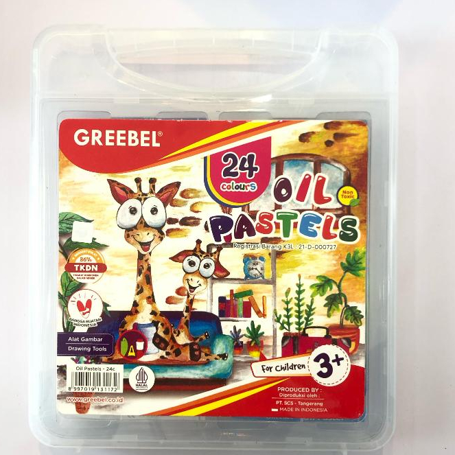 

CRAYON OIL PASTEL GREEBEL 24 WARNA