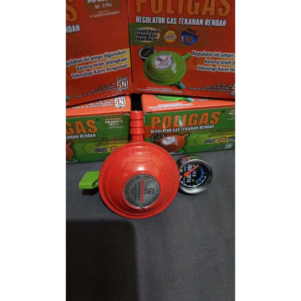 regulator anti bocor  regulator aman  regulator konci ganda poligas - regulator poligas 2 konci