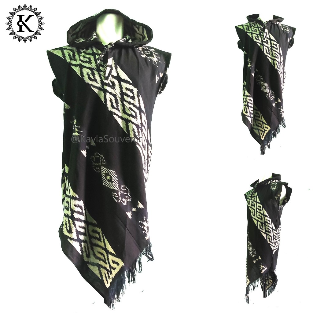 Hoodie Tenun Runcing / Hoodie Tenun Pria Wanita - Kain Etnik