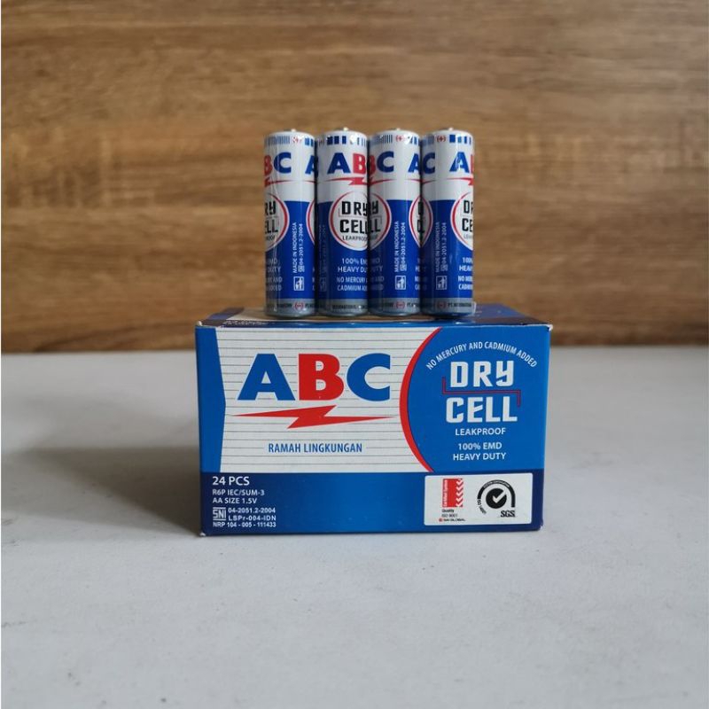 Baterai ABC jam dinding