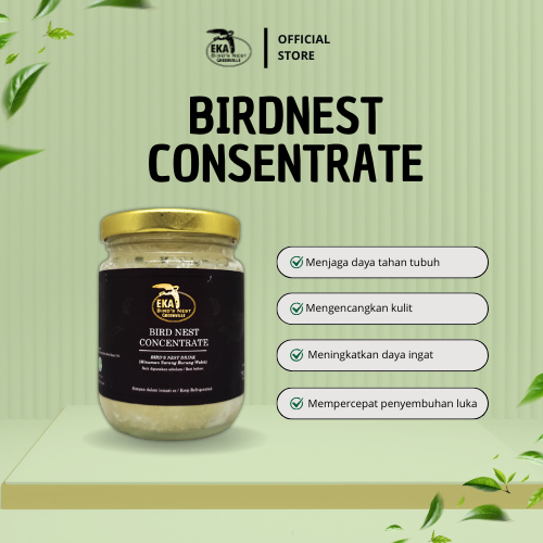 

Sarang burung walet Concentrate 250gr 100% ASLI - bridnest drink 250ml