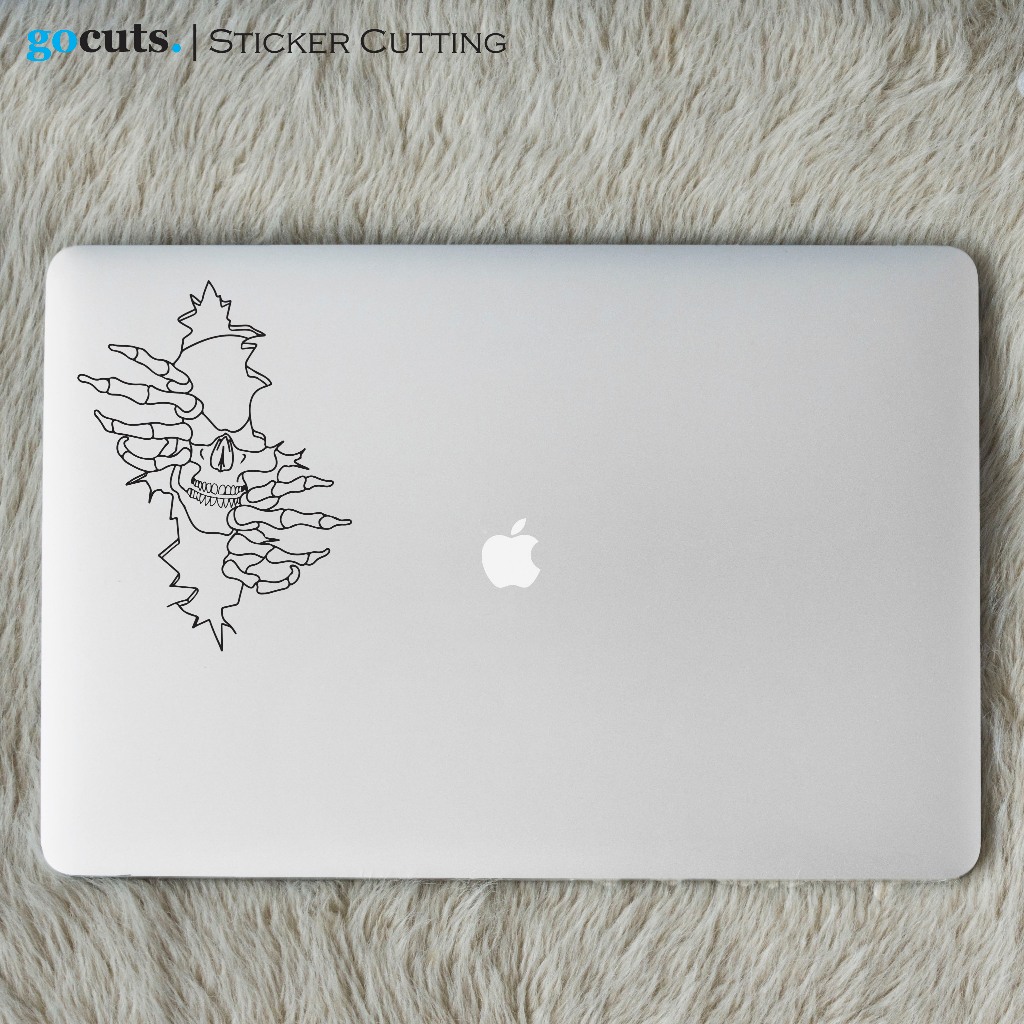 

Stiker Skull Life Cutting Sticker Mobil Motor Laptop