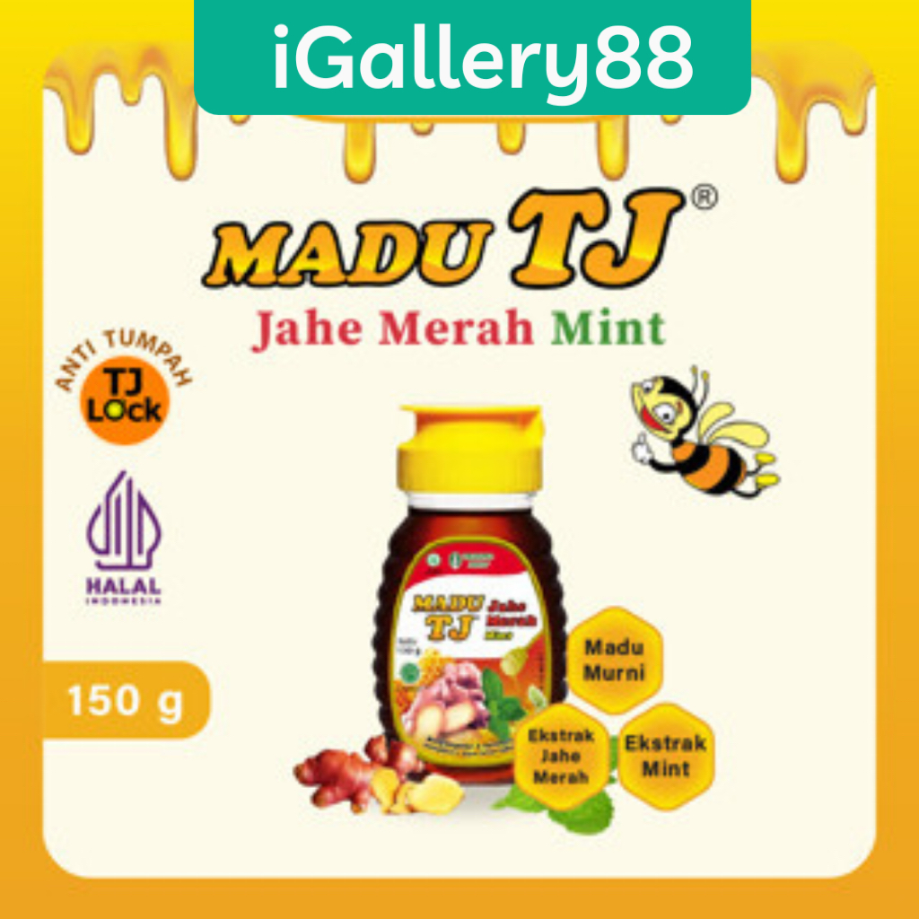 

Madu TJ Jahe Merah Mint 150gr 250gr 500gr Menghangatkan dan Menjaga Daya Tahan Tubuh