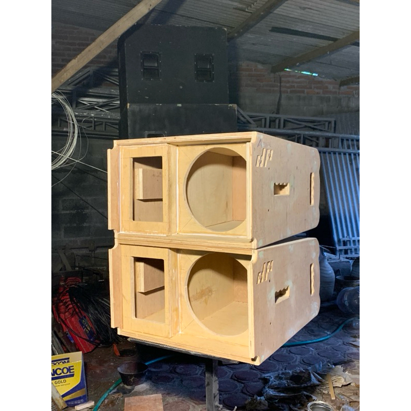 box mid midel midle singel single mentahan line array 12inc