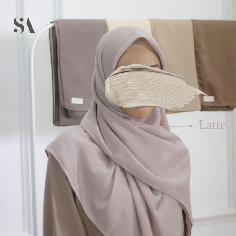 SHAINÉ ATTIRE - HIJAB VOAL MALAY CURVE 125x125