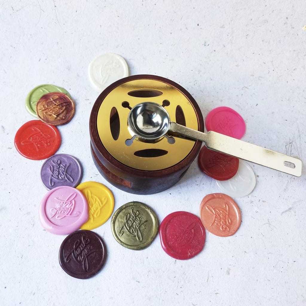 

Tempat Bakar lilin stempel - Wax Furnace Stove Pot Seal Wax Stamp - kompor