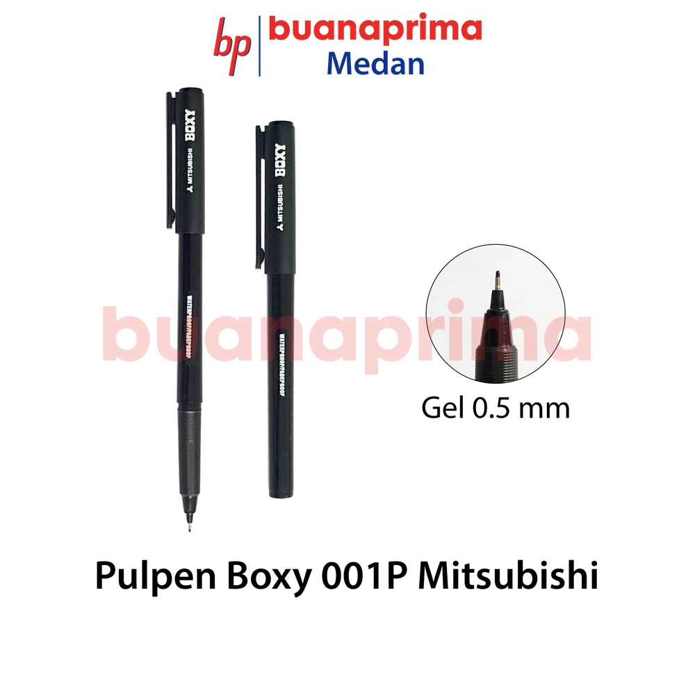 

Pulpen BOXY MITSUBISHI 001P ECERAN 001 Ballpoint Mata Hitam Per Pcs Satuan