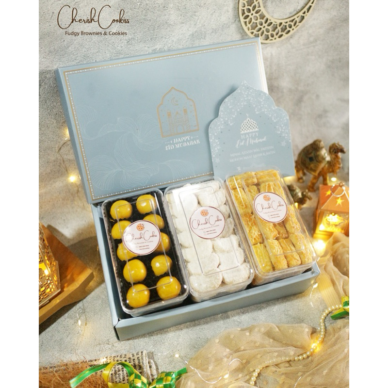 

HAMPERS Lebaran Kue Kering Cookies READY STOCK nastar kastengel kue salju