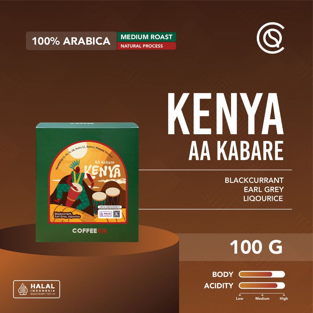 

Biji Kopi Arabika Kenya AA Kabare Kiringa #005 Arabica Coffee Beans