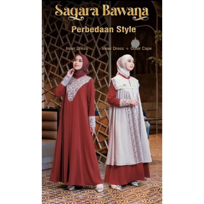 Sagara Bawana By Aden Hijab (Dress set outer cape)