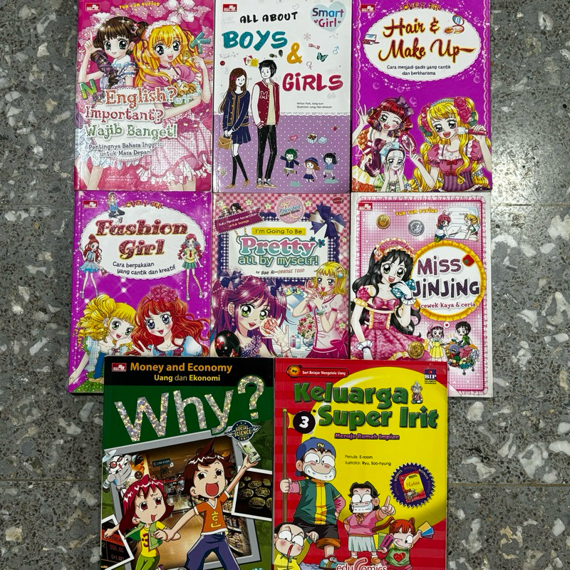 BUKU ANAK PRELOVED | KOMIK ANAK BEKAS MURAH | BUKU WHY KELUARGA SUPER IRIT