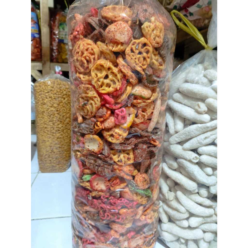 

Kerupuk Pedas Mix / Kerupuk Seblak Mix / Kerupuk Super Pedas Spesial Super Murah