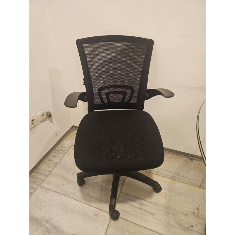 Kursi kantor ergotec hitam/ Office Chair/ Kursi Kerja/ Kursi Kantor