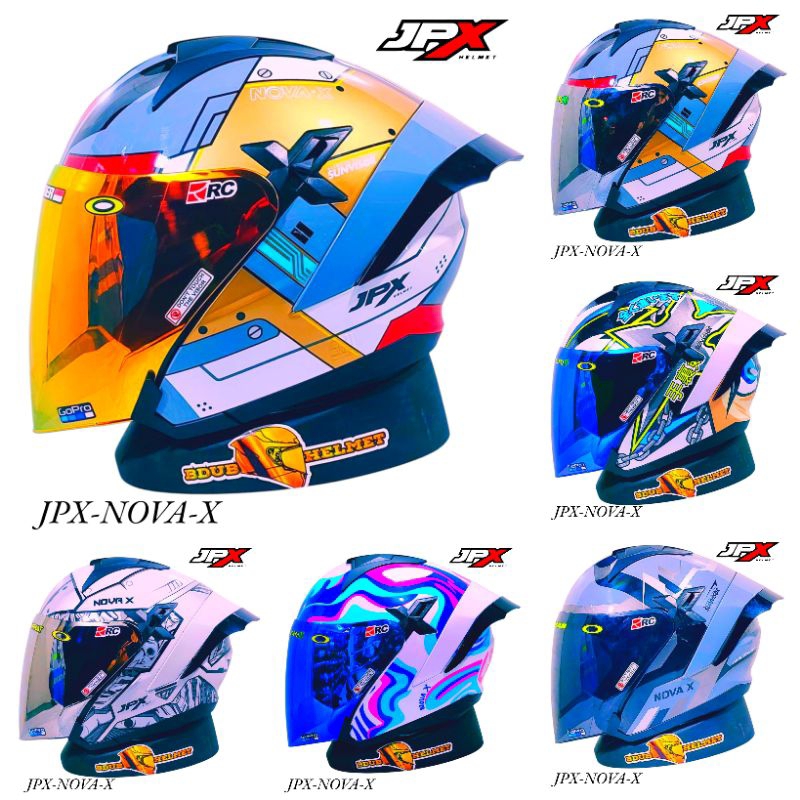 Helm JPX nova x n5 paket ganteng