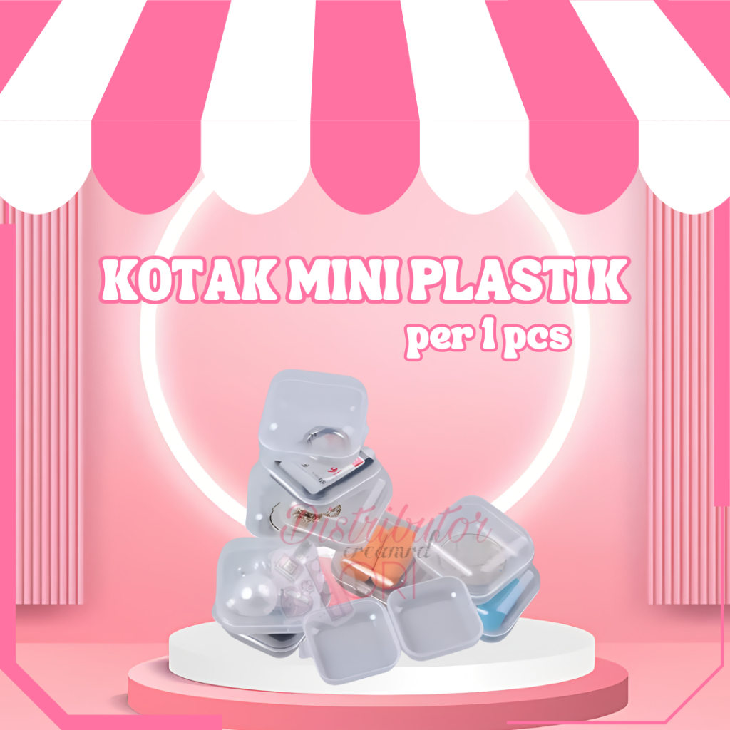 Kotak Mini Plastik Tempat benda kecil Serbaguna