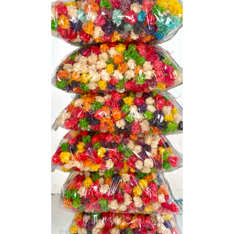 

Rengginang mini rainbow