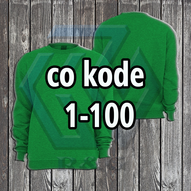 Sweater Co Kode 1-100 r&G