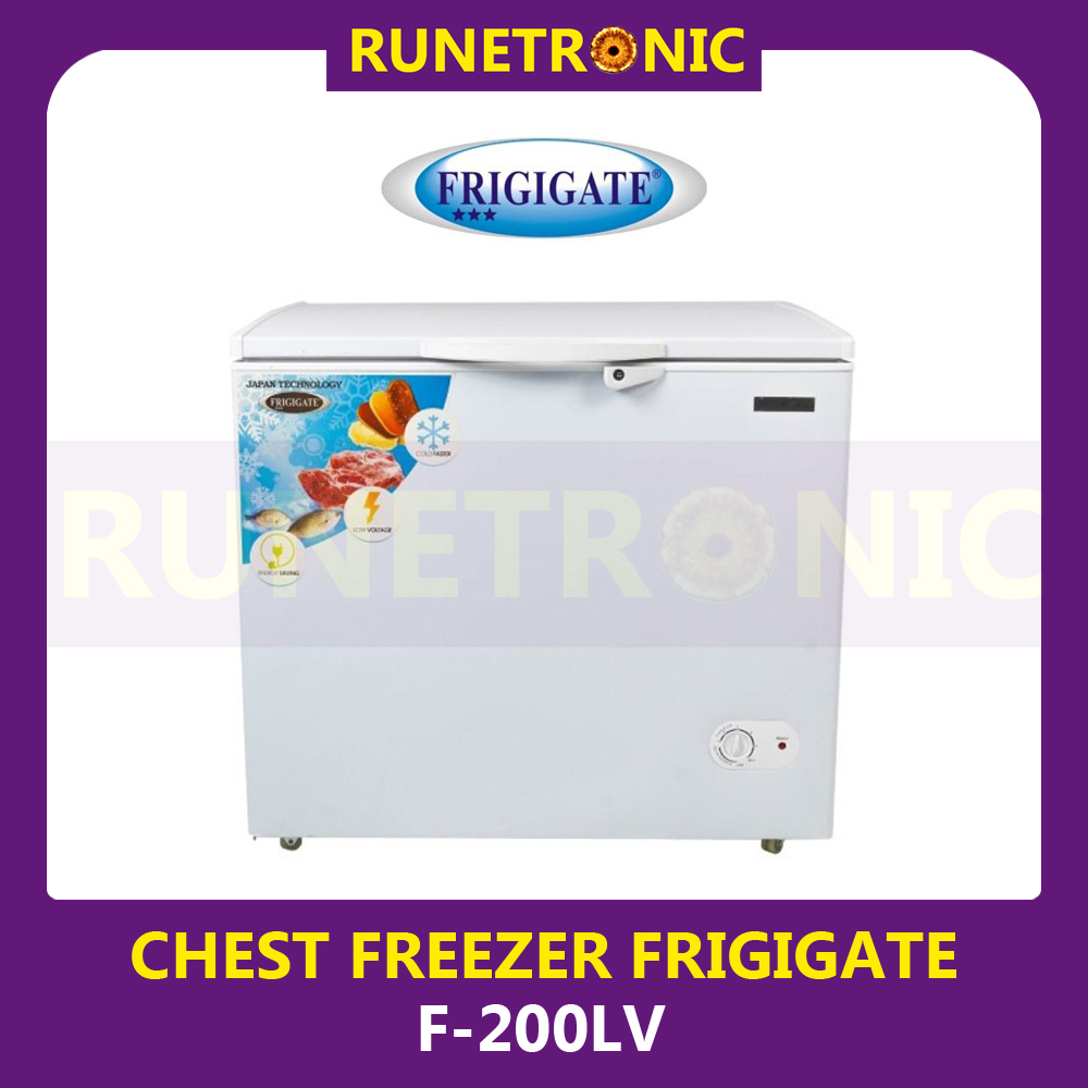 CHEST FREEZER / FREEZER BOX FRIGIGATE 200 LITER LEMARI PEMBEKU FRIGIGATE F-200LV