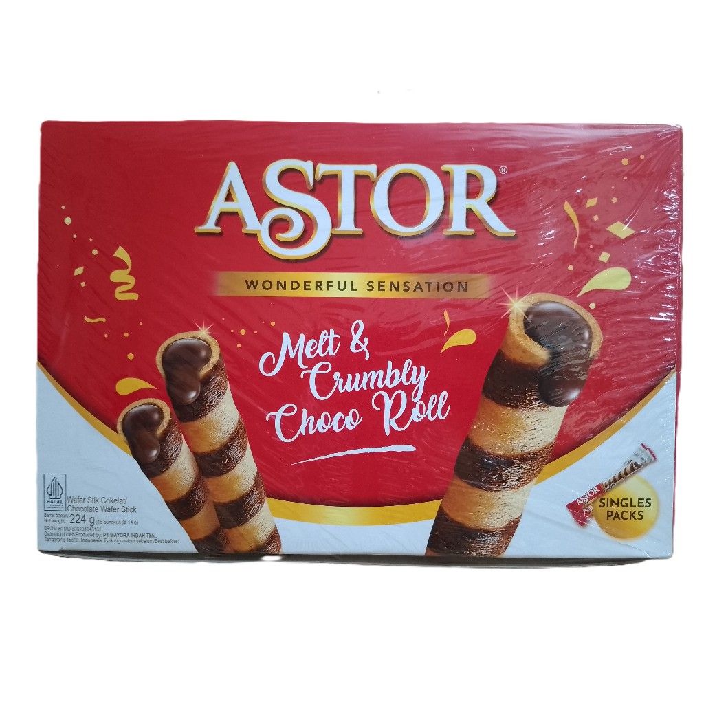 

245GR ASTOR WAFER ROLL COKELAG WONDERFUL SENSATION