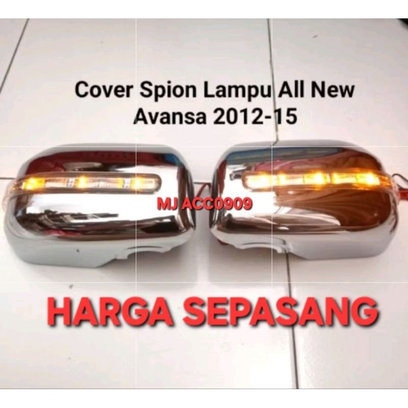Cover Spion All new Avanza 2012-2017 +Lampu ( MODEL GANTI )