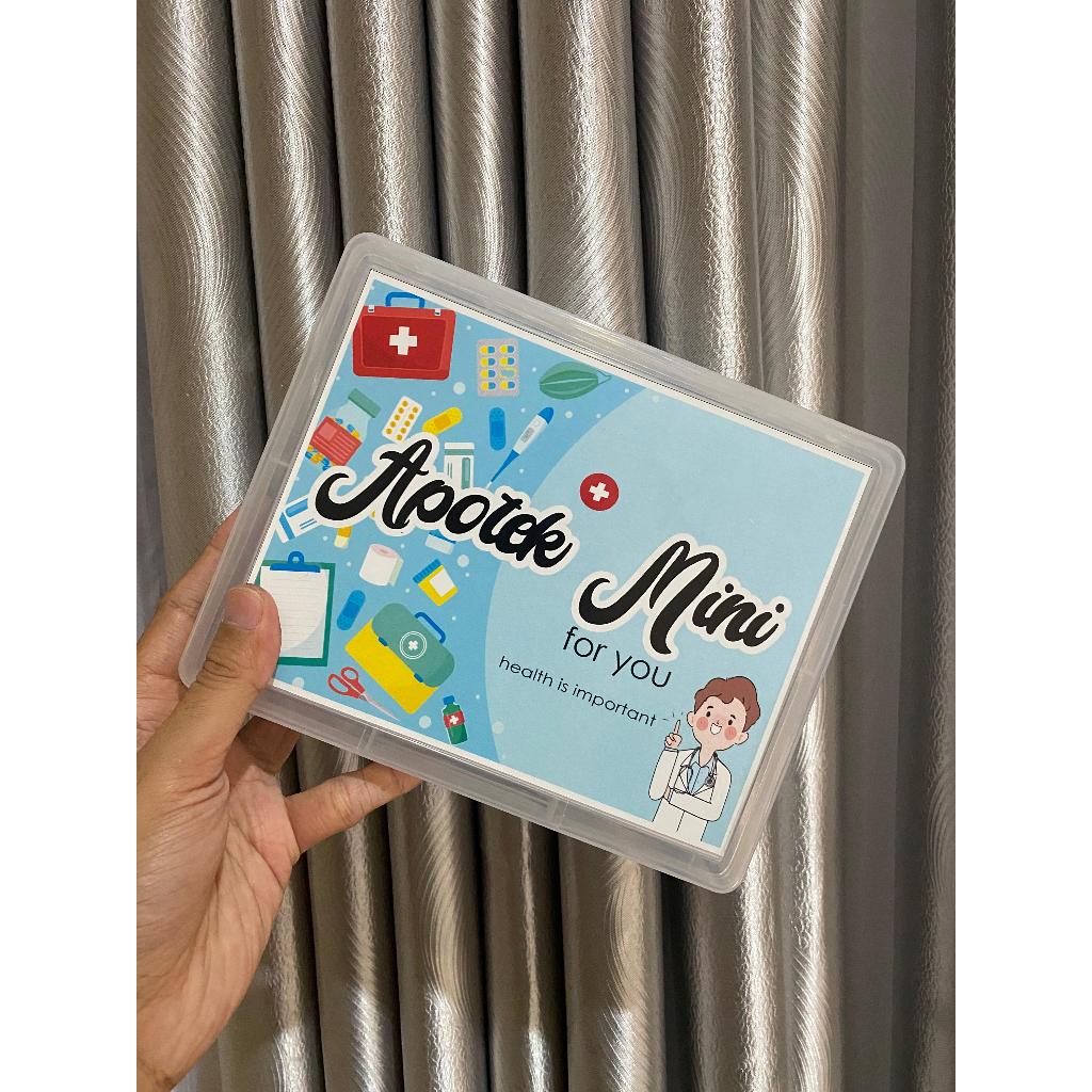 [Paket Lengkap] Apotek Mini / Box Kado / Emergency Box Obat / Kado ultah