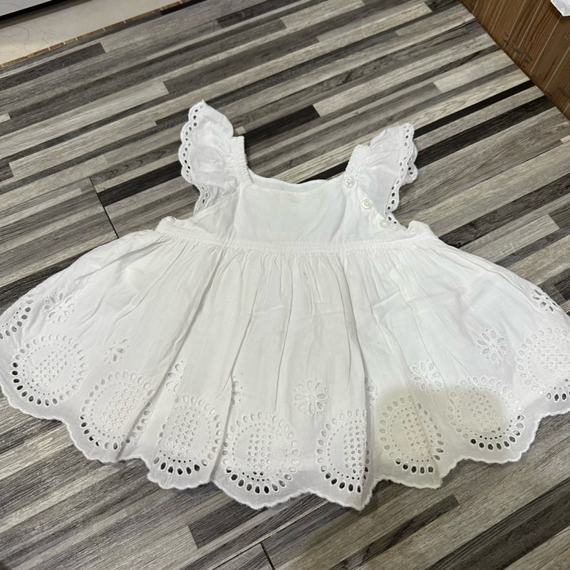 Baby GAP Atasan Top Katbol Putih Anak Perempuan Size 12 - 18 Month