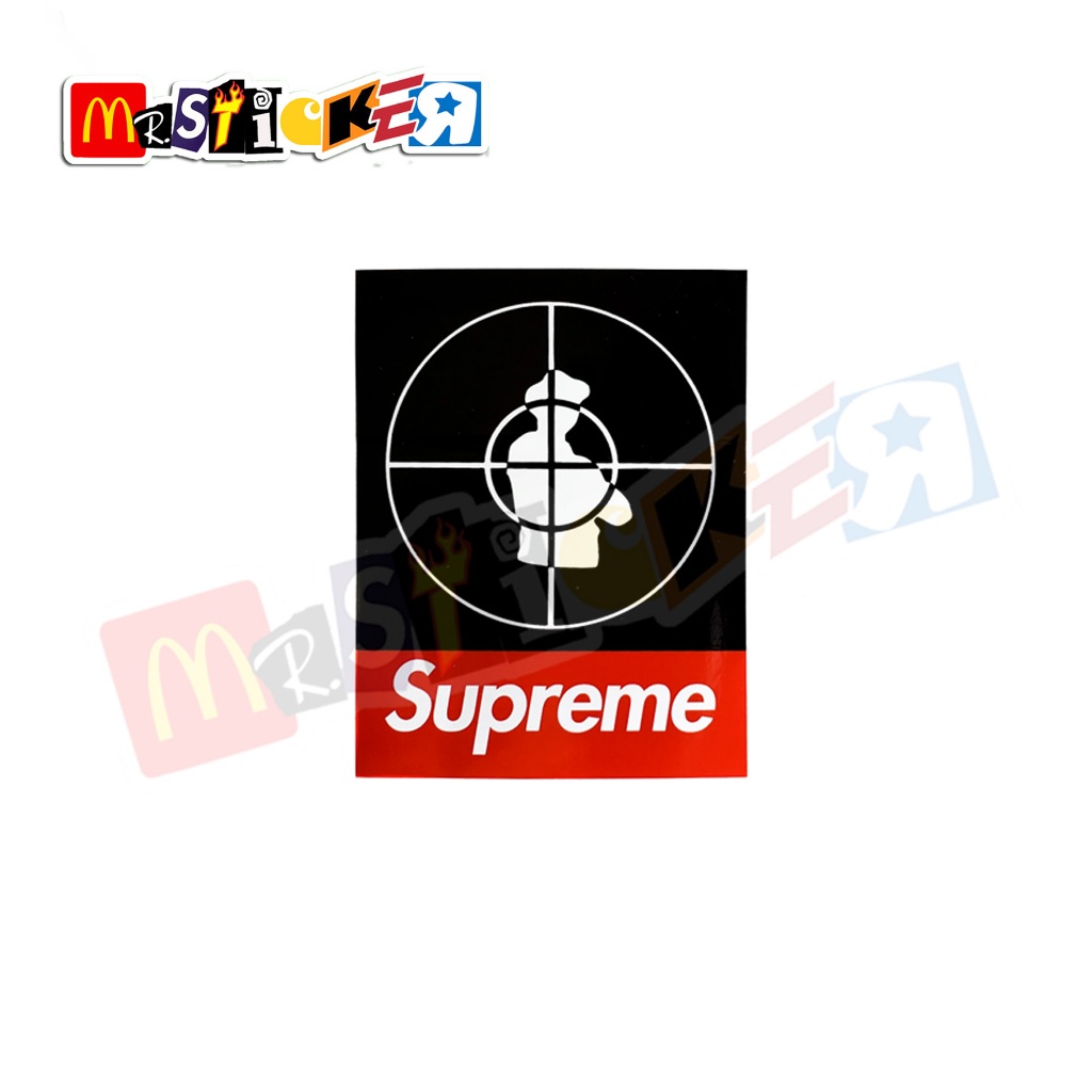 

sticker Supreme x PUBLIC ENEMY logo stiker hiphop