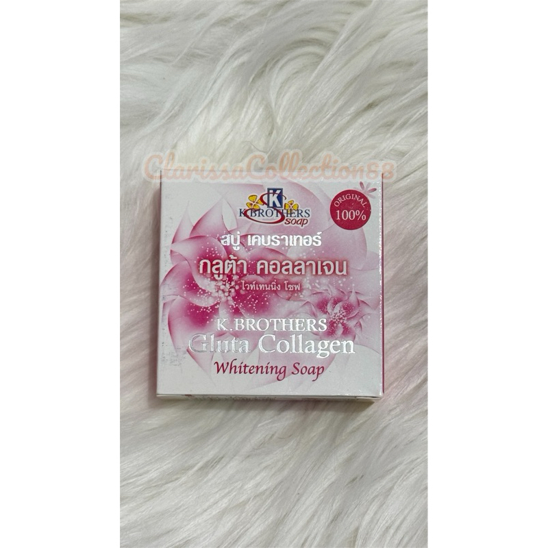 K.BROTHERS GLUTA COLLAGEN WHITENING SOAP / SABUN PEMUTIH ORIGINAL THAILAND