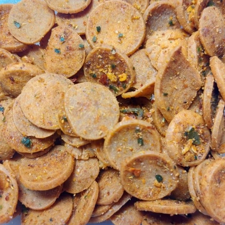 

[Cemil Booom] Sosis Kering Pedas Gurih Sosis Ayam Kriuk Thinwall Pouch Lauk Tambahan Praktis