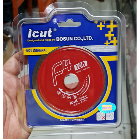 Mata Gerinda Potong Granit BOSUN ICUT F4 4"