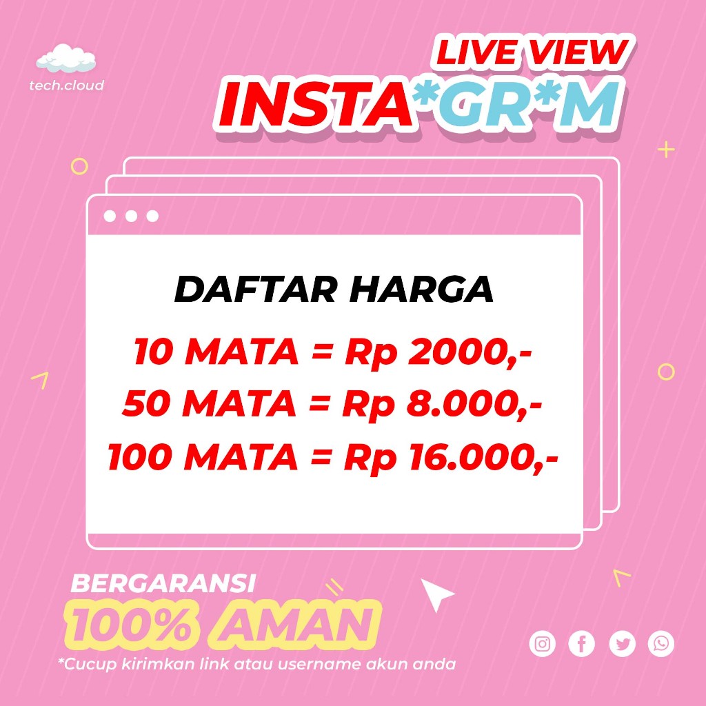 PANDUAN PENONTON LAYANAN LIVE VIEW INSTAGRAM | Bergaransi 100% Aman