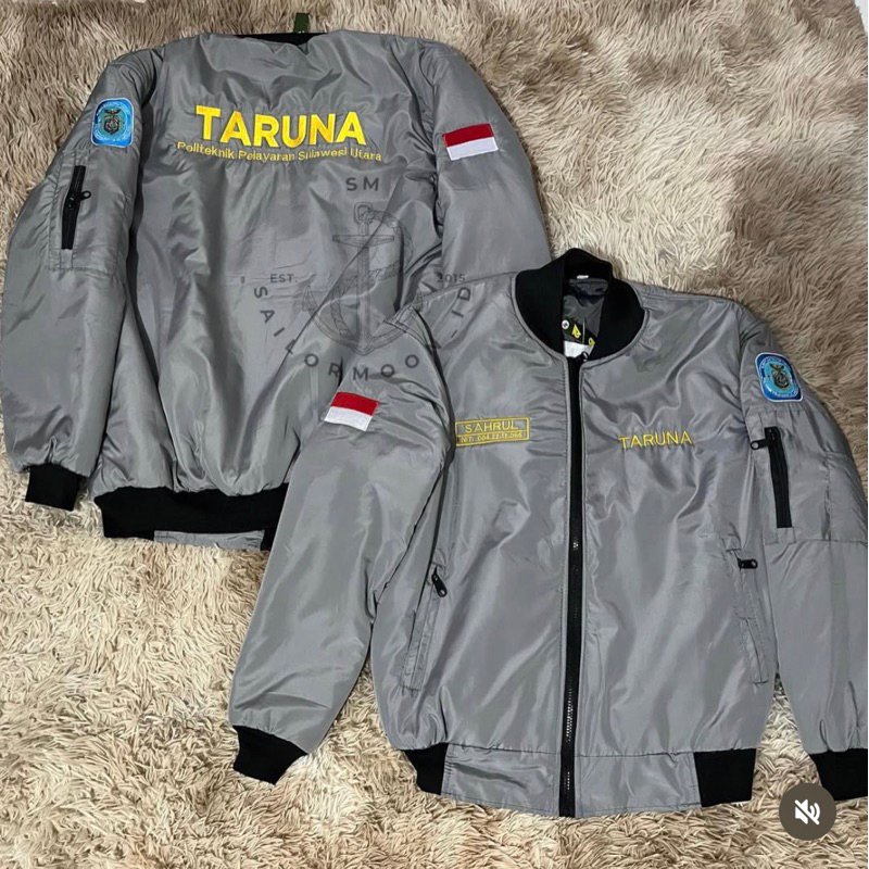 JAKET TARUNA PELAYARAN CUSTOM JAKET BORDIR JANGKAR JAKET PELAUT JAKET JANGKAR JAKET TARUNA PELAUT JA