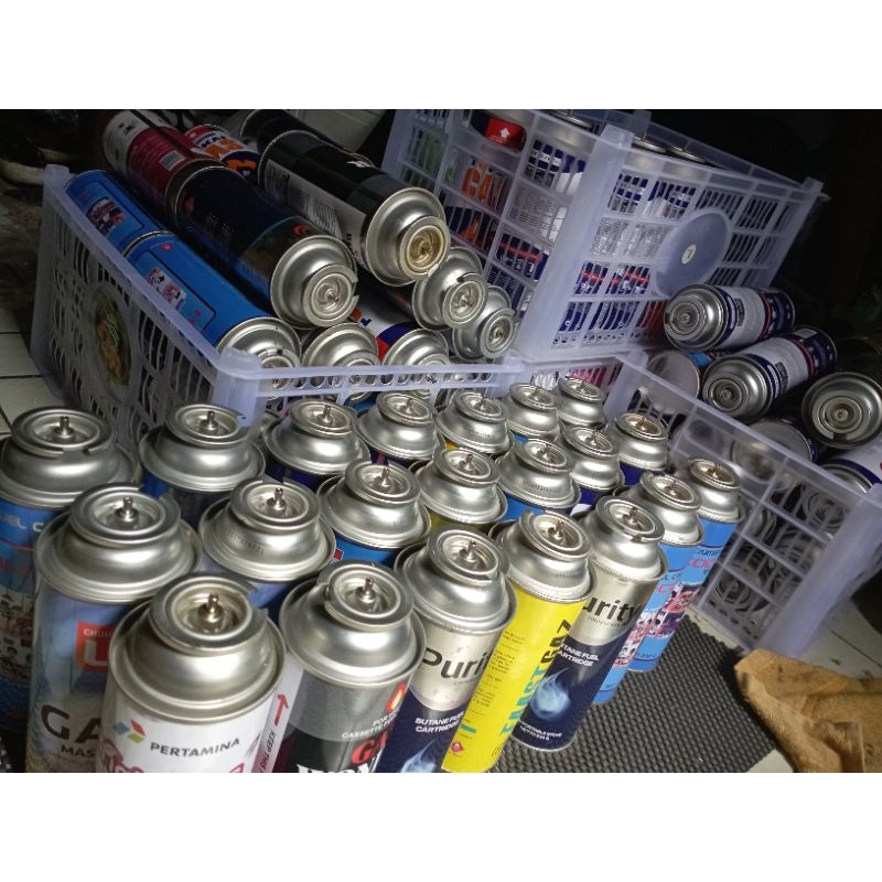 gas kaleng kosong , gas portable kosong