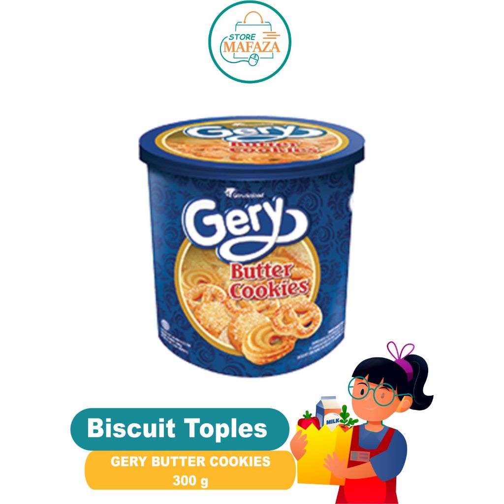 

GERY Biscuit Toples GERY BUTTER COOKIES TPS 300g