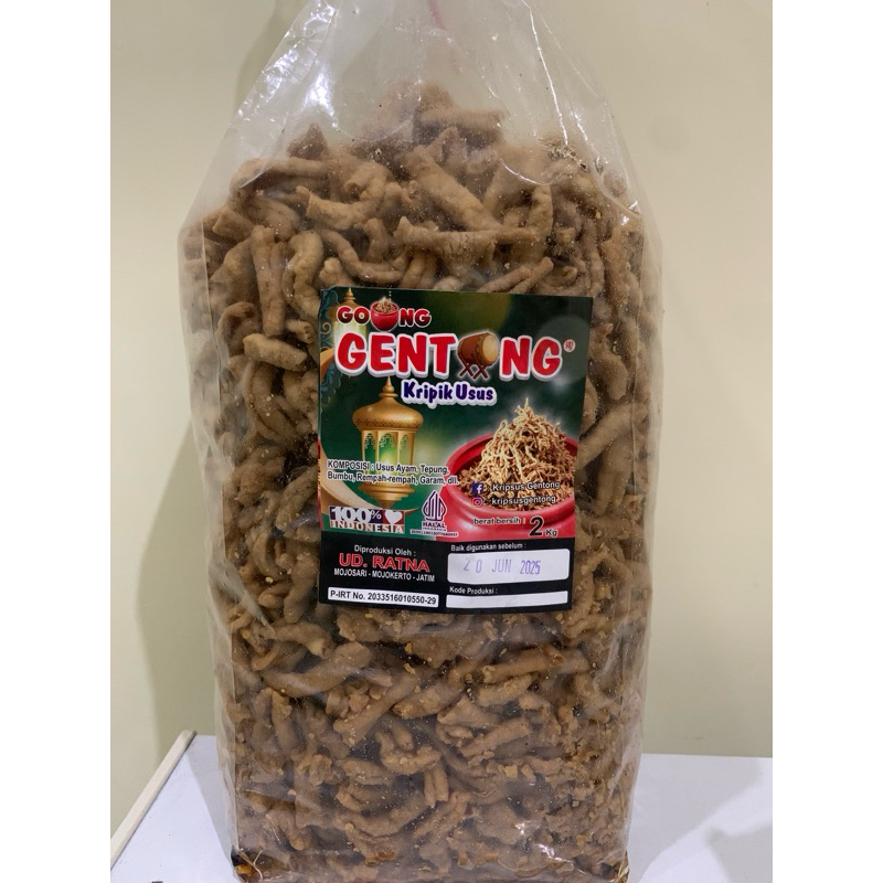

Usus Gentong Kemasan 500gr
